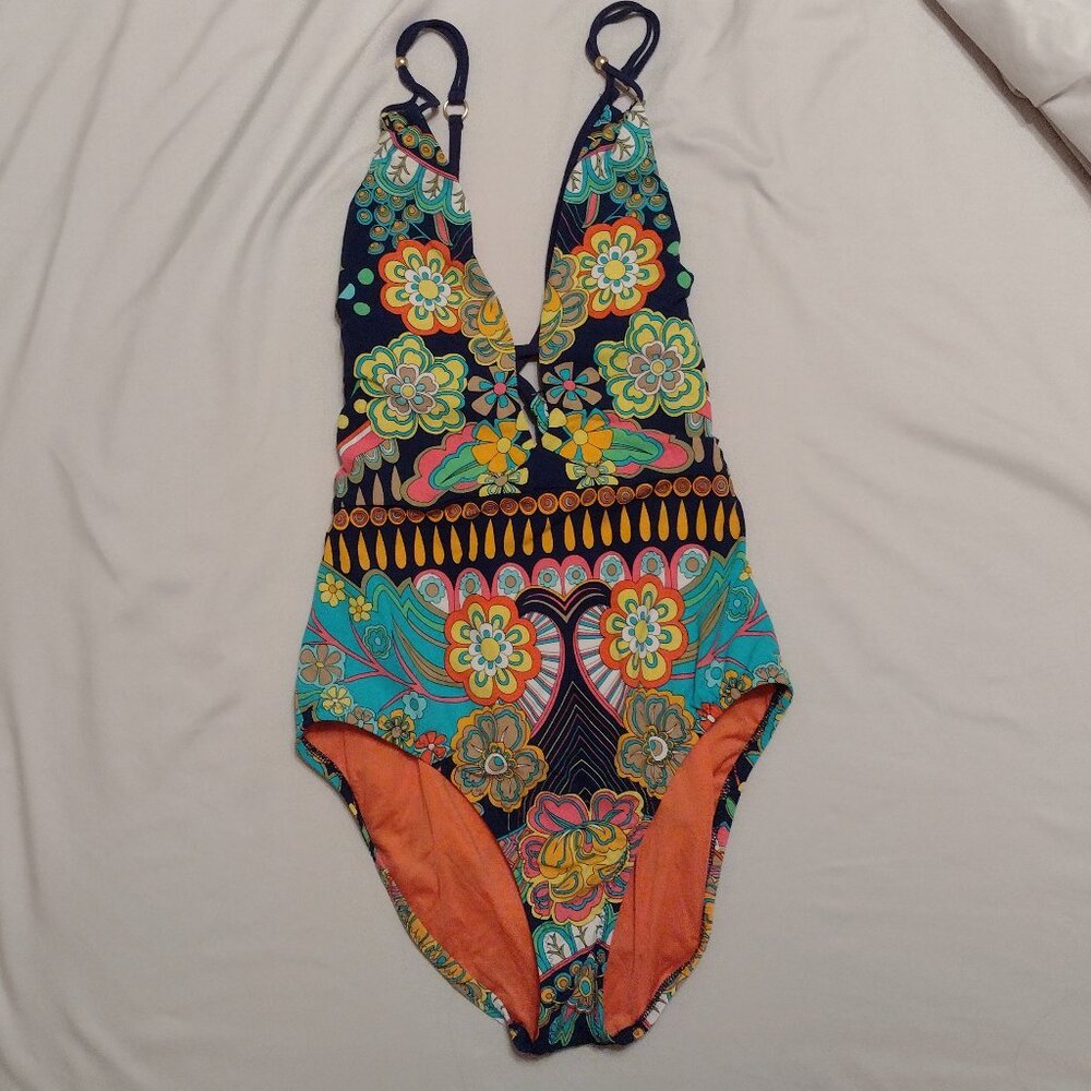 Nanette Lepore one-piece bathing suit swim Small like new